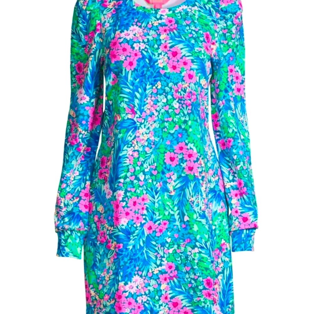 NWT LILLY PULITZER L JANSEN DRESS MULTI TINY GARDEN BEAUTIFUL! - Picture 9 of 9